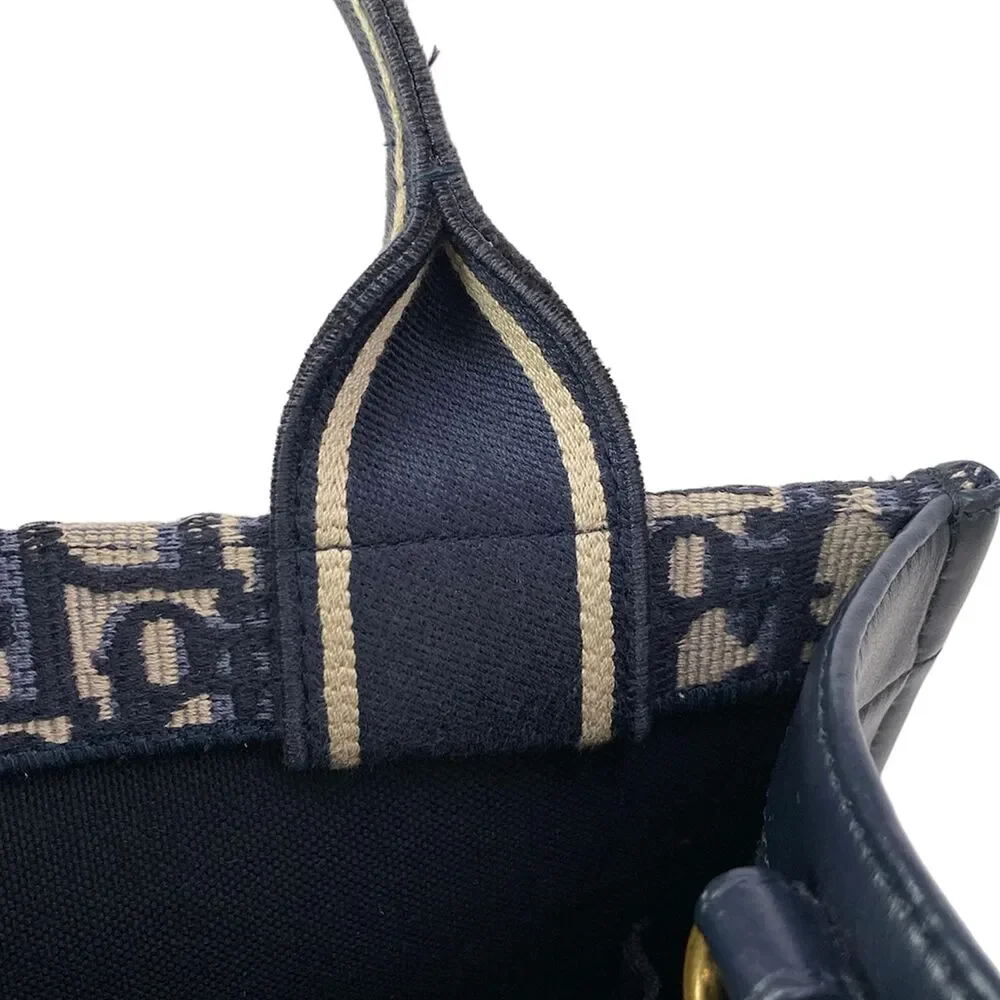 Christian Dior Book tote small bag Handbag M1325CZBB_M928 Jacquard Leather